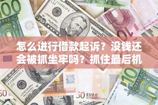 北京怎么进行借款起诉？没钱还会被抓坐牢吗？抓住最后机会！