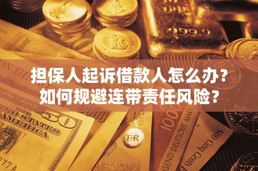 北京担保人起诉借款人怎么办？如何规避连带责任风险？