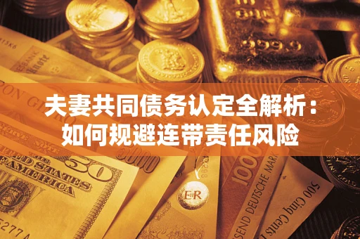 北京夫妻共同债务认定全解析：如何规避连带责任风险