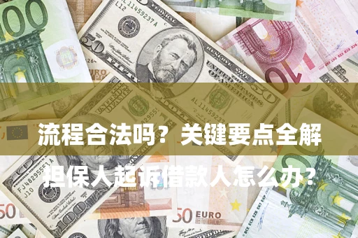 北京

担保人起诉借款人怎么办？流程合法吗？关键要点全解析